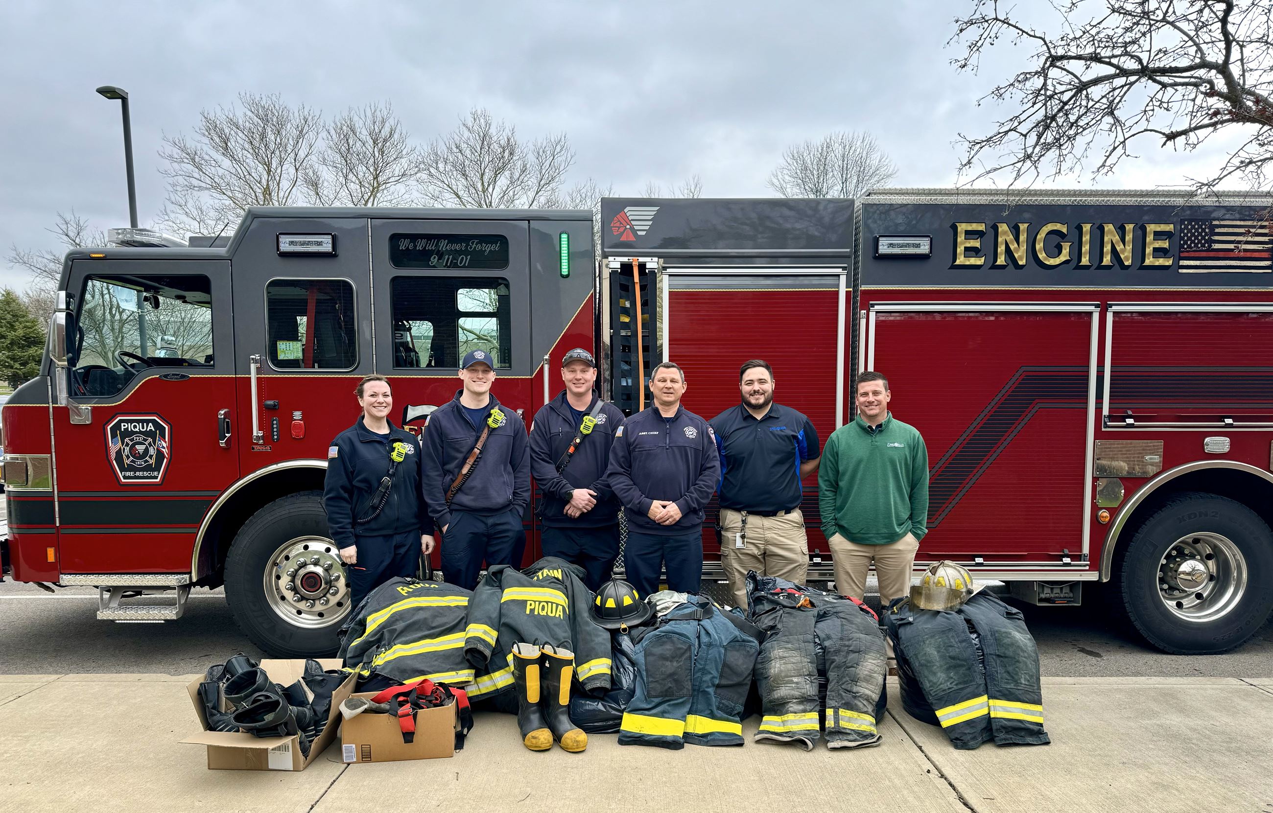 UVCC firefighting gear donation - April 2024
