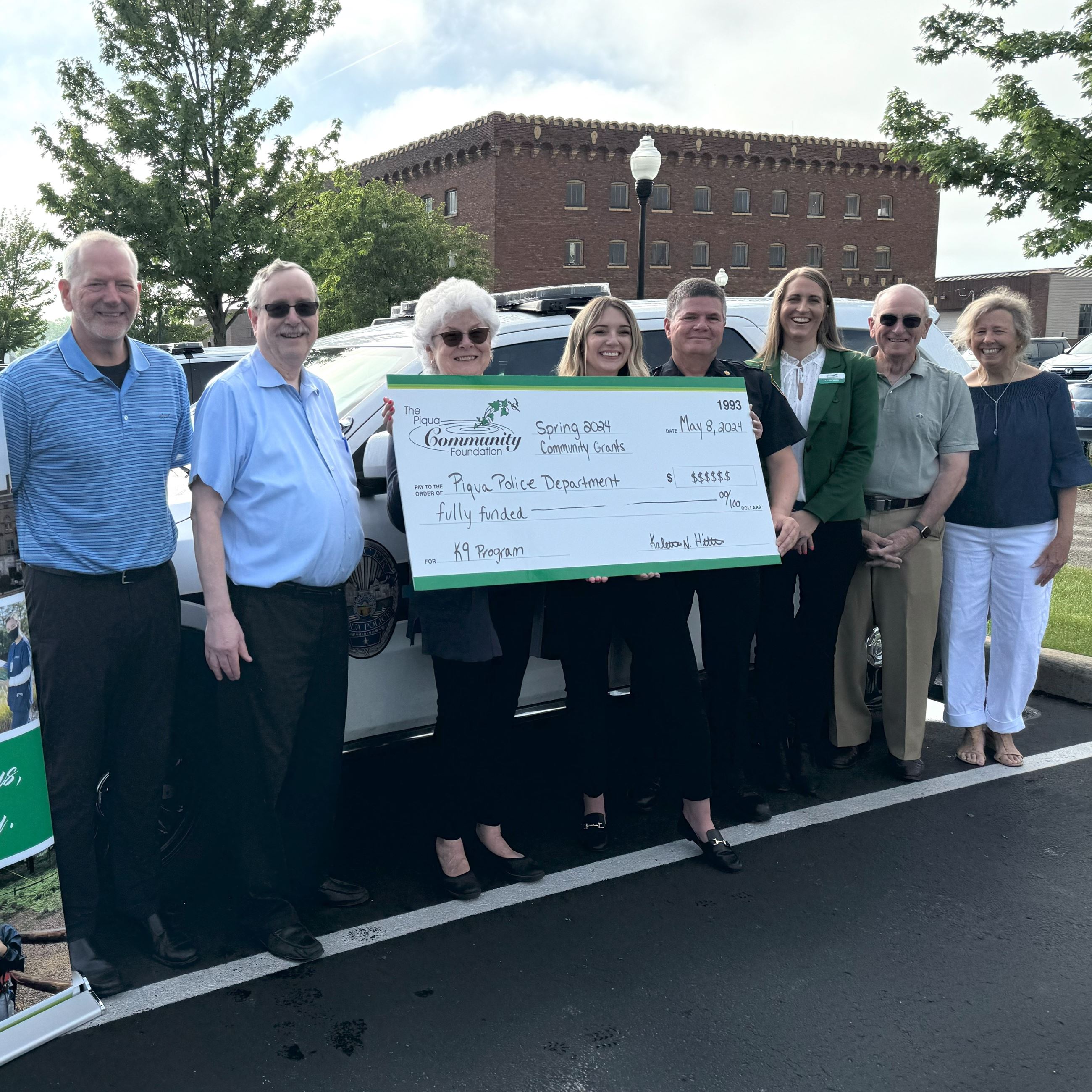 PCF K-9 grant square