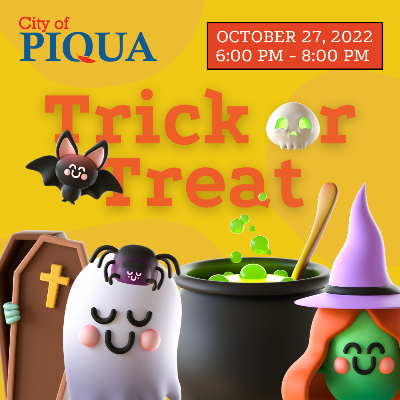 Yellow Trick or Treat Instagram Post